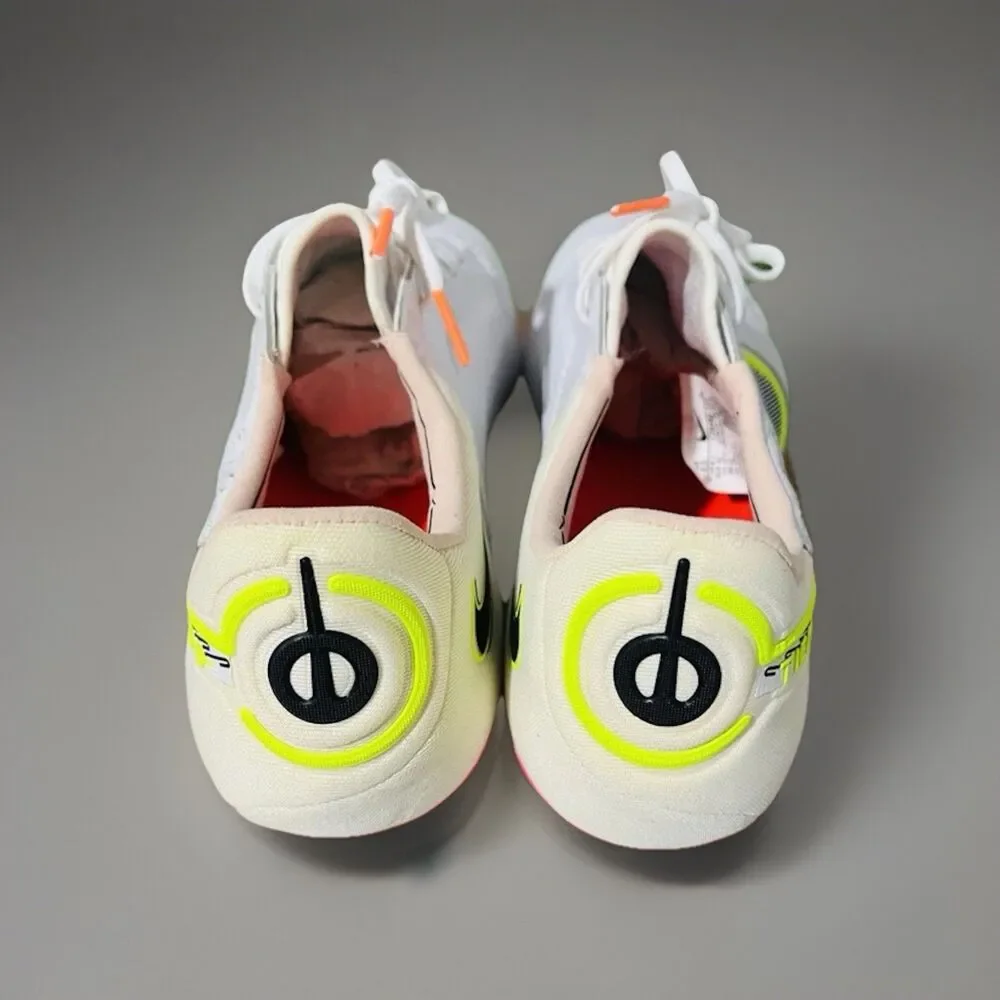 Nike Tiempo Legend 9 Elite FG White Pink Cleats Mens Size 8 nby CZ8482-121 New! - Picture 5 of 6